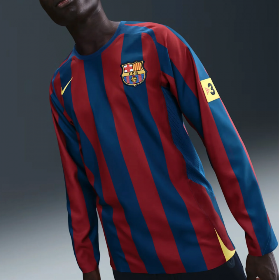 Nike FC Barcelona 2005/06 Reissue Men's LS Jersey Player Edition
